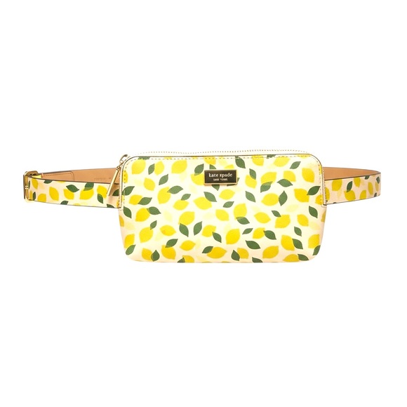 kate spade Handbags - Kate Spade New York Leather Belt Bag in the Lemon Toss print NWT